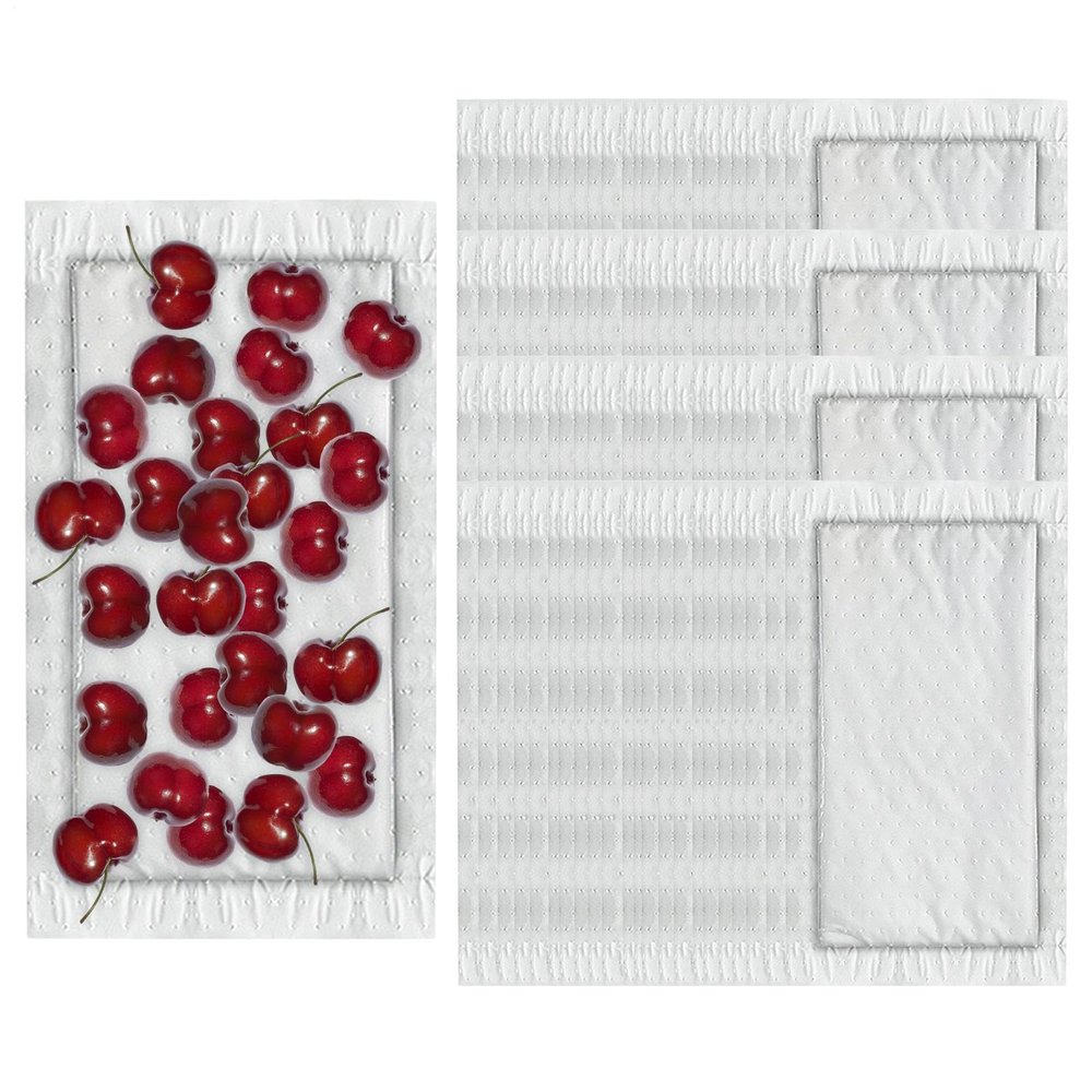 Meat Pads - 50/80 Grams Kitchen Paper | 100PCS Absorbent Dri Lock | Multi Size, PE Film, SAP and Non-Woven Fabric, Hygienic Kitchen Supplies for Fresh Clean Food, Absorbent Pads for Home and Shop