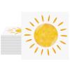 100Pcs Boho Sun Party Napkins,2-Ply 6.5x6.5 Inch Here Comes The Son Disposable Dinner Napkins First Trip Around The Sun for Summer BBQ, Pool Party,Birthday & the son baby shower decor view 1