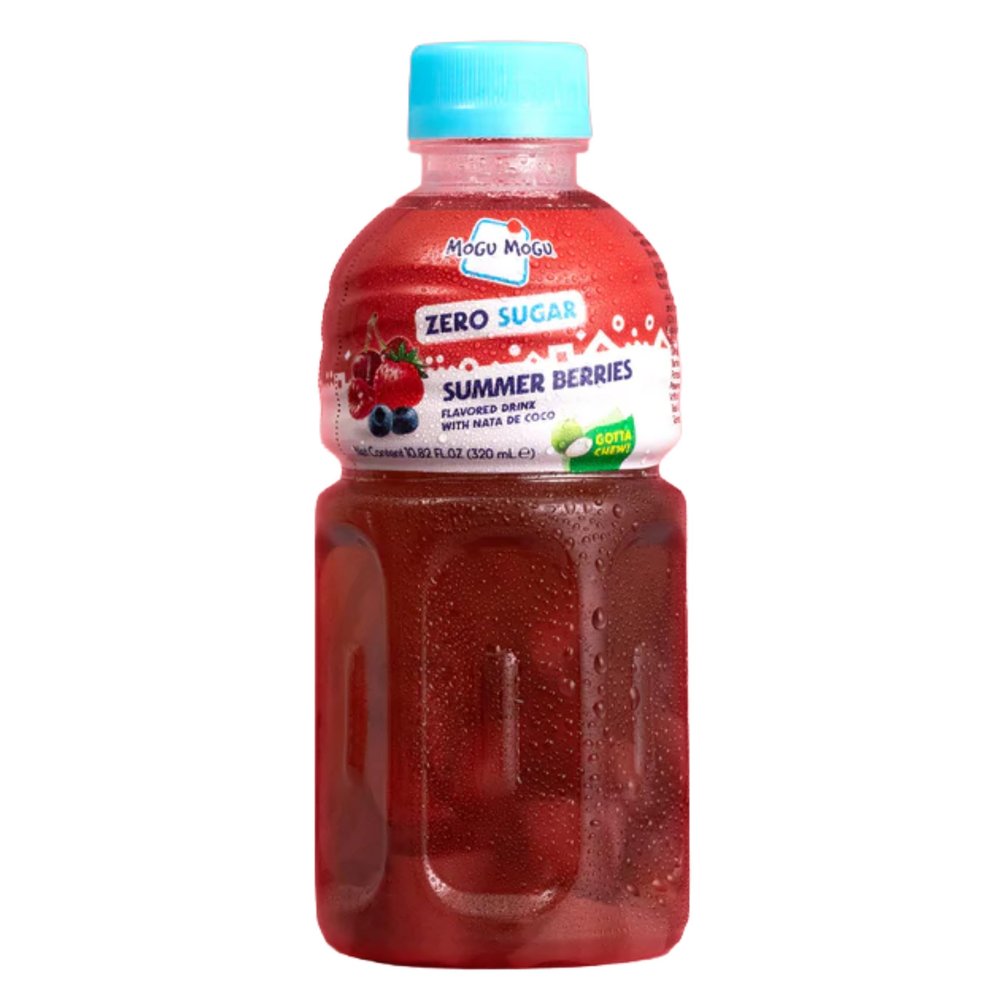Mogu Mogu zero sugar Summer Berries nata de coco by Serendib (6 bottle pack)
