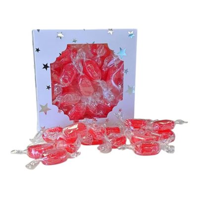 300g Square Star Patterned Box of Aniseed Twists