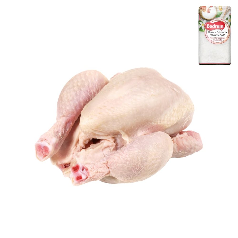 Chicken Baby 1kg with Rajah Chicken Seasoning 100g Halal Whole Young Pack