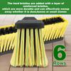 18 Inches Push Broom Outdoor- Heavy Duty Commercial Broom with 64.5" Long Handle and Stiff Bristles for Patio Garage Deck Concrete Wood Stone Tile Driveway Yard Warehouse Shop Floor Cleaning view 3