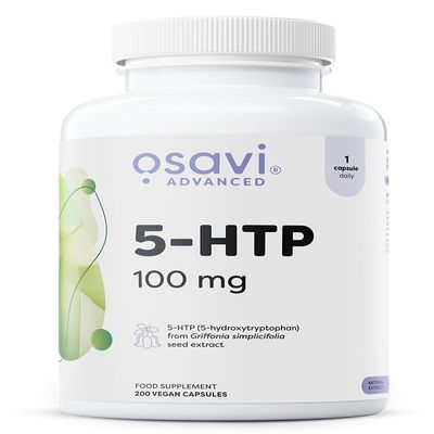 Osavi 5-HTP 100 mg 200 Vegan Capsules | Griffonia simplicifolia Seed Extract | Standardised to 30% 5-Hydroxytryptophan | Natural Precursor to Serotonin | Clean Label
