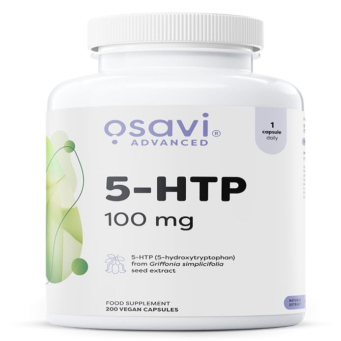 Osavi 5-HTP 100 mg 200 Vegan Capsules | Griffonia simplicifolia Seed Extract | Standardised to 30% 5-Hydroxytryptophan | Natural Precursor to Serotonin | Clean Label