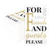 100 Pcs Friends & Family Paper Napkins 3 Ply Home Range Disposable Absorbent Hand Towels Soft Guest Napkins for Home Kitchen Bathroom Wedding Shower Bathroom Kitchen Supplies Decorations view 1