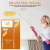20Pcs Duster Refills Multi Surface Duster Kit with 1 Extendable Handle + 1 Short Handle, 360 Degree Cleaning Kit Multipurpose Cleaning Refills for Dusting Electronics Furniture Fans(Yellow) view 4