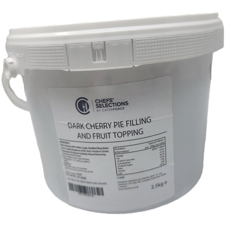 Chefs' Selections Dark Cherry Pie Filling & Fruit Topping 2.5kg