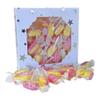 300g Square Star Patterned Box of Rhubarb & Custard Twists view 1