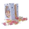 300g Square Star Patterned Box of Rhubarb & Custard Twists view 3