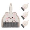 IMIKEYA 4 Sets Mini Broom and Dustpan Plastic Cleaning for Desktop Tabletop Use Small Broom and Dustpan Kit for Kitchen Boys and Girls Mini Hand view 1