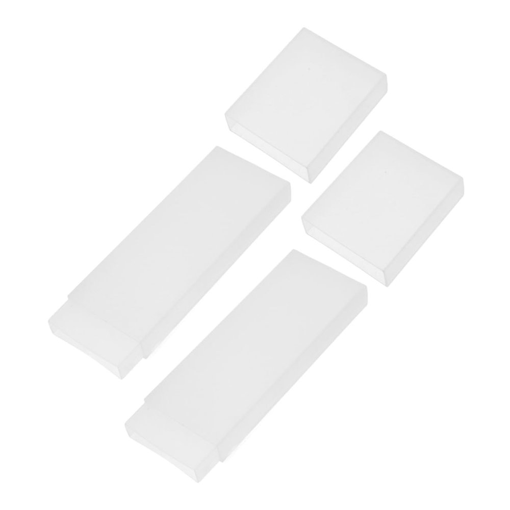 BAZEITFLOW 2pcs Plastic Tongue Scraper Carrier Box for Travel and Daily Use, Lightweight Portable Storage Case with Safe Protection for Tongue Cleaning Tools