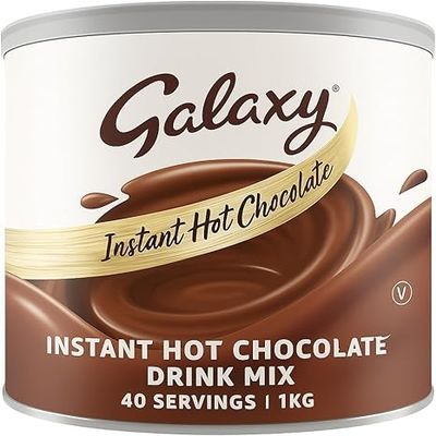 Instant Hot Chocolate Drink Mix 1 kg Pack (40 Servings) | Just Add Milk or Water pack of 2