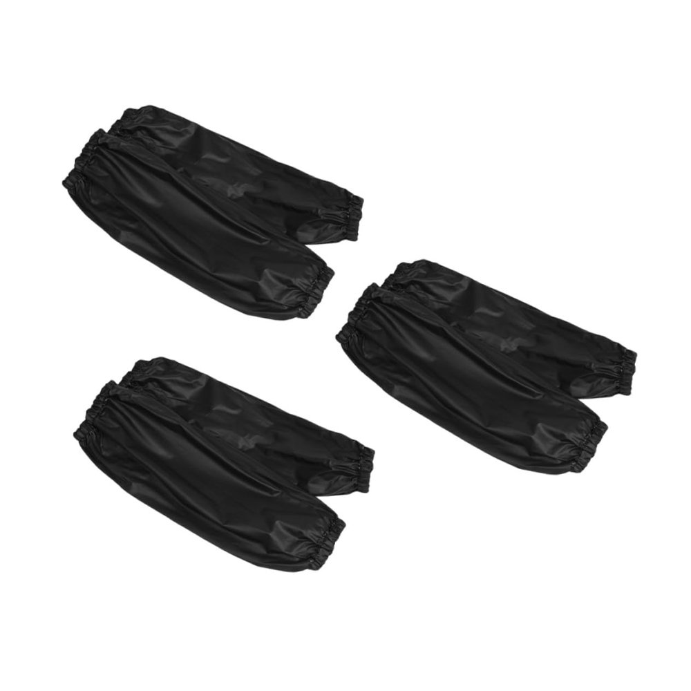 DIKACA 3 Pairs PVC Arm Sleeves Covers Oilproof Reusable Oversleeves for Kitchen Cooking Dishwashing Household Cleaning Gardening