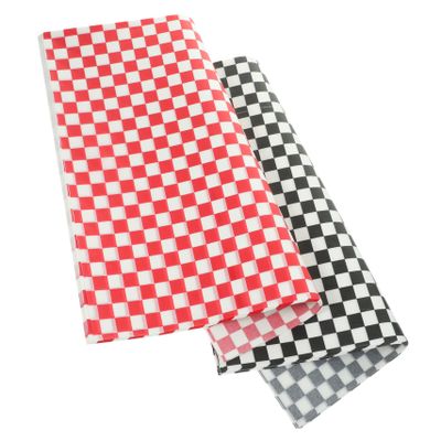 LIGIGWASH 100 Sheets Food Wrapping Paper Greaseproof Sandwich Paper Assorted Colour Lightweight Multipurpose Use