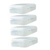 HONITANO 4pcs Toothbrush Head Storage Cases for Electric Toothbrush Heads Plastic Travel Holder Boxes Clean and Portable for Home or Travel view 1