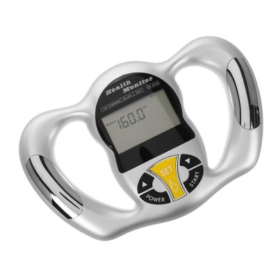 BIUDECO Handheld Body Fat Tester with LCD Screen, Accurate Body Fat Measuring Device Featuring User-Friendly Interface and ABS Material, for Fitness Health Assessment Anytime, Anywhere