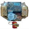 NUTZ4NUTS Keyring with ALI Baba Turkish Coffee Set (100g Turkish Coffee + 2 Coffee Cups + 2 Zamak Sleeves) (Gold Colour) view 1