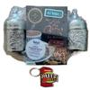 NUTZ4NUTS Keyring with ALI Baba Turkish Coffee Set (100g Turkish Coffee + 2 Coffee Cups + 2 Zamak Sleeves) (Silver Colour) view 1