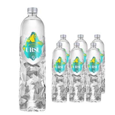 Ursu Alkaline Natural Mineral Water | 1.5L | Pack of 6 | Whole Case
