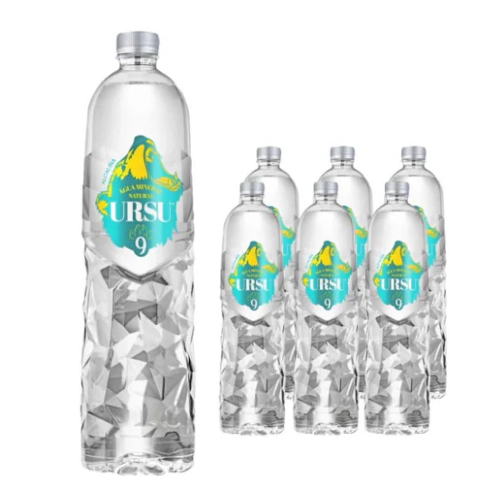 Ursu Alkaline Natural Mineral Water | 1.5L | Pack of 6 | Whole Case