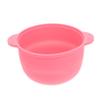 BESTYASH Heat Resistant Pink Silicone Wax Melting Bowl Non Stick Wax Melting Pot for DIY Hair Removal Salon Spa Use Practical Container with Smooth Surface Easy to Clean and Demould view 1