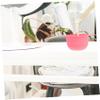 BESTYASH Heat Resistant Pink Silicone Wax Melting Bowl Non Stick Wax Melting Pot for DIY Hair Removal Salon Spa Use Practical Container with Smooth Surface Easy to Clean and Demould view 4