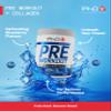 PhD Pre-Workout Powder - Blueberry Pre-Exercise Drink with Creatine, L-Citrulline, L-Leucine and Collagen - with Caffeine - 500g view 2