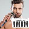7Pcs Universal Shaver Charger Kit USB Power Cable with 6 Adapter Heads, 5V Replacement Cord for Electric Shavers, Beard Trimmers, Hair Clippers, Beauty Devices, Travel or Home Use view 2