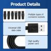 7Pcs Universal Shaver Charger Kit USB Power Cable with 6 Adapter Heads, 5V Replacement Cord for Electric Shavers, Beard Trimmers, Hair Clippers, Beauty Devices, Travel or Home Use view 4