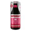 Supermalt Strawberry | No Added Sugar | 330ml Can | Pack of 24 I Whole Case view 2