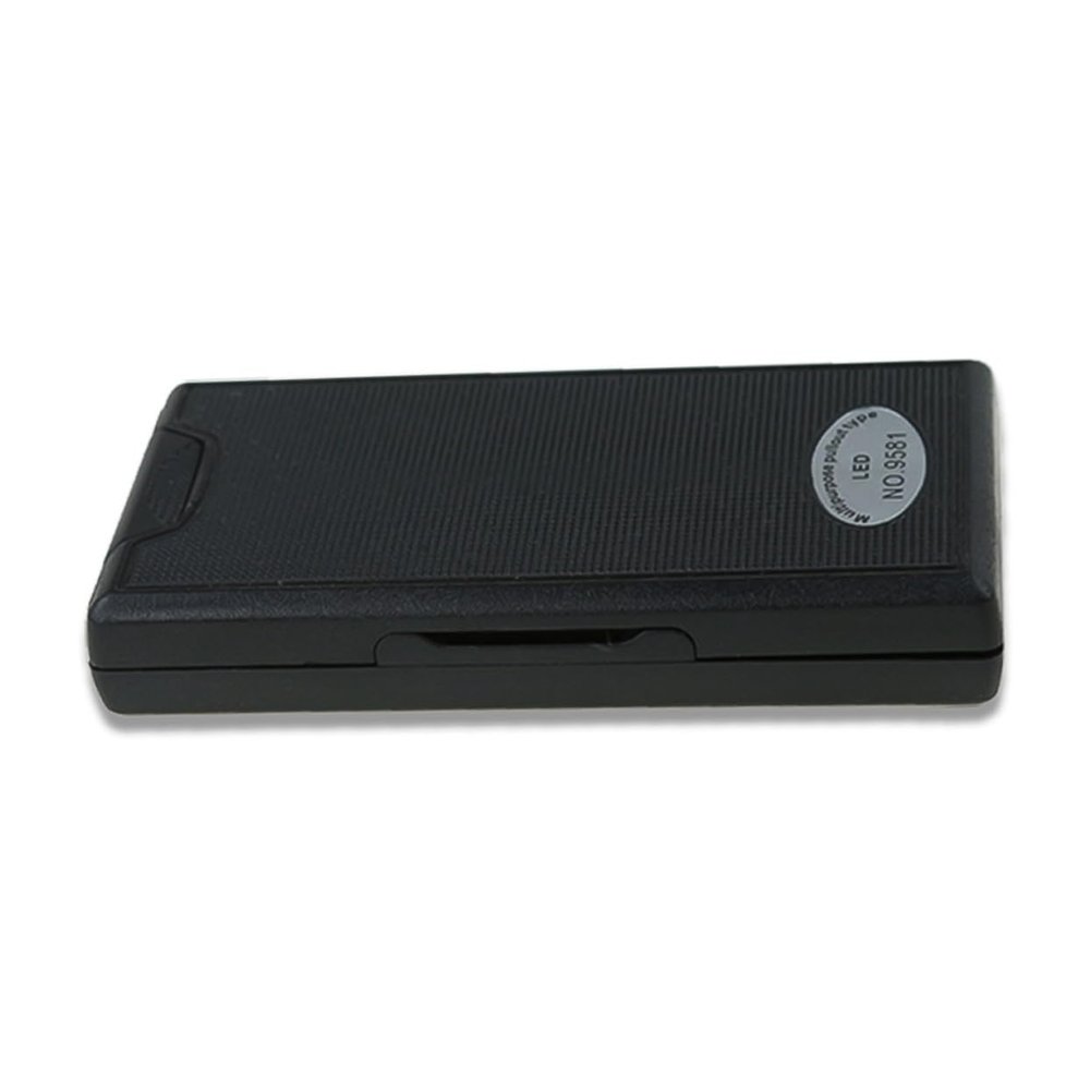 PLAFOPE Handheld Pullout Type Led Magnifying Glass with Three Batteries, Portable Mini Loupe for Reading and Visual Aid