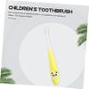 LALADEFIEE Manual Toothbrush with Yellow Storage Bucket with Supple Bristles and Comfortable Oral Cleaning Tool Practical Toothbrush Children for Babies and Kids view 3