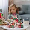 Christmas Calendar Box Festive Countdown Calendar Empty Container Organizer view 2