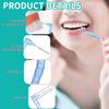 50-Piece Multi-Size Interdental Brush Set with Soft Bristles and Ergonomic Handles for Effective Teeth Gap Cleaning and Oral Hygiene Maintenance view 3