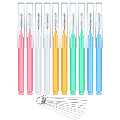 Shower Head Cleaning Brush - Set of 10 Miniature Cleaning Brushes for Faucet Gaps - Scrubbing Tool for Household Bathroom Drill Plumber Faucetting Tile