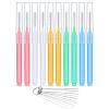 Shower Head Cleaning Brush - Set of 10 Miniature Cleaning Brushes for Faucet Gaps - Scrubbing Tool for Household Bathroom Drill Plumber Faucetting Tile view 1