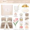 CuriBox Birthday Gifts for Women - 13PCS Unique Happy Birthday Gifts Basket for Mom Her Best Friend Sister Wife Girlfriend Coworker - Relaxing Spa Self Care Package Get Well Soon Gifts Set (Vanilla) view 2