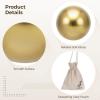 2-Piece Brass Hand Training Balls, 1.5-Inch Metal Exercise Balls With Pouch For Fitness And Massaging view 2
