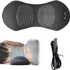 3 in 1 Back Massager, Electric Sciatica Massager with Traction, Vibration & Heat Compress Against Pain for Neck, Shoulder and Back, Portable Core Relief Electric Massage Cushion (Black) view 1