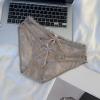 2026 A Bow Lace with Deep Waist, Pure Triangle Trousers for Women, gray, One Size view 2