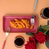 SamSam Instant Tteokbokki Topokki Korean Rice Cakes Chewy Street Snack, Carbonara, Cheese, Curry, Garlic Teriyaki, Jjajang, Rose, Original Sweet&Spicy (Pack of 3, Garlic Teriaki) view 4