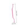BELLIFFY 4Pcs Double Headed Tapered Toothbrush for Braces and Dentures Travel Friendly Household Oral Cleaner with Soft Bristles in Deep Green Blue Pink Purple view 2