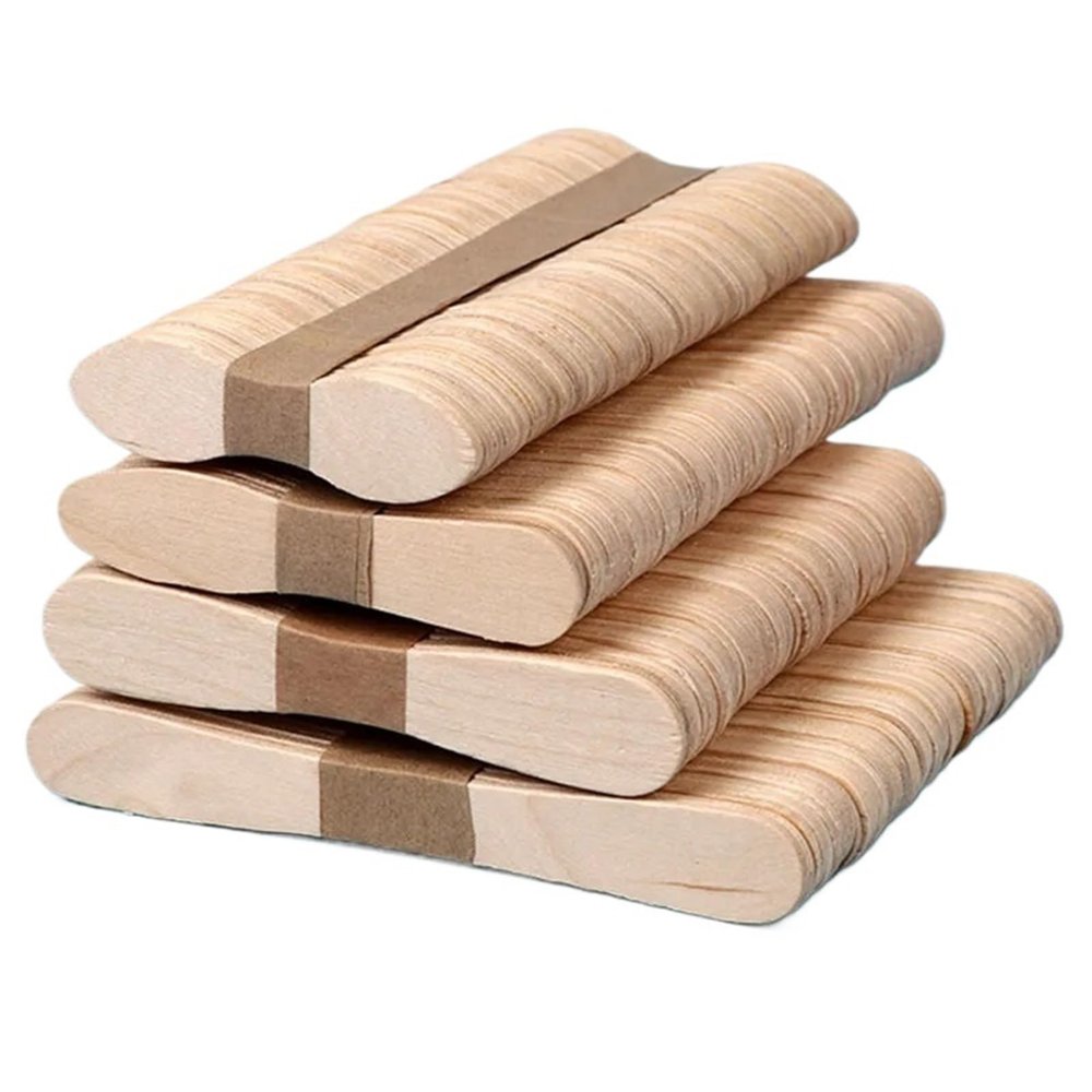Lollipop Sticks 2000pcs Ice Cream Popsicle Stick Wood Ice Cream Sticks Homemade Ice Cream Spoon Popsicle Accessories