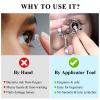 AHRLIC Contact Lens Remover and Applicator Tool Kit, Contact Lens Applicator with Soft Tip, Portable Contact Lens Insertion Tool with Storage Case and Tweezers, Ideal for Beginners and Travel (Blue) view 4