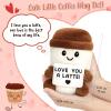 I Love You Anniversary Romantic Valentine's Wedding Birthday Gifts for Her Him Wife Husband Couple Women Men Christmas Stocking Stuffers Positive Latte Palm Pals Gifts Fall Coffee Table Decor view 2