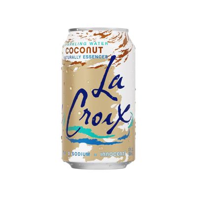 LaCroix Sparkling Water, Naturally Essenced, 100% Natural Flavors, Zero Calories, Zero Sweeteners, (Pack of 12, Coconut)