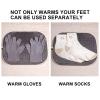 Electric Heated Foot Warmer | Cartoon Heated Foot Warmer for Winter - Under Table Thermal Shoes for Adults Kids Daily Living Room Dorm Office Travel Couch Birthday view 4
