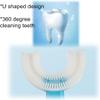 Fangzichen 2 Pcs U-Shaped Kids Toothbrush, Premium Soft Manual Training Toothbrush for Kids 2-6 Years Old. (Blue) view 3