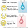 Fangzichen 2 Pcs U-Shaped Kids Toothbrush, Premium Soft Manual Training Toothbrush for Kids 2-6 Years Old. (Blue) view 4