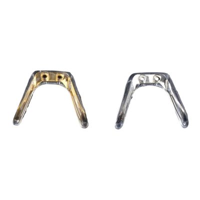 ZHUNTESM Silicone Glasses Nose Pads, 2PCS With Metal Core For Glasses Bridges(Gold)